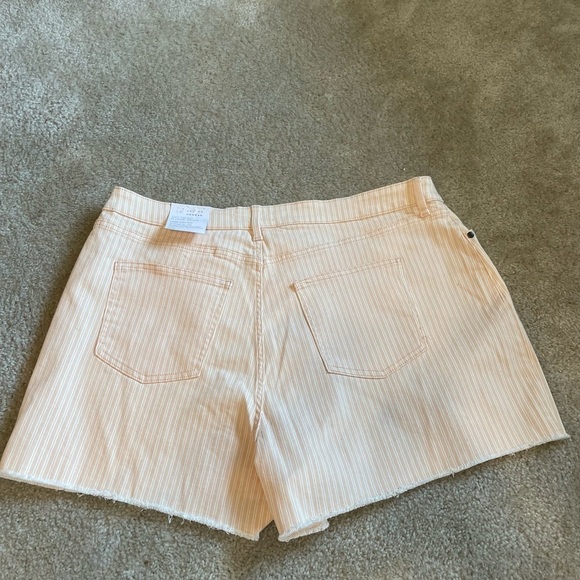 Lauren Conrad Plus Size High Waisted Cut Off Shorts - Picture 6 of 8